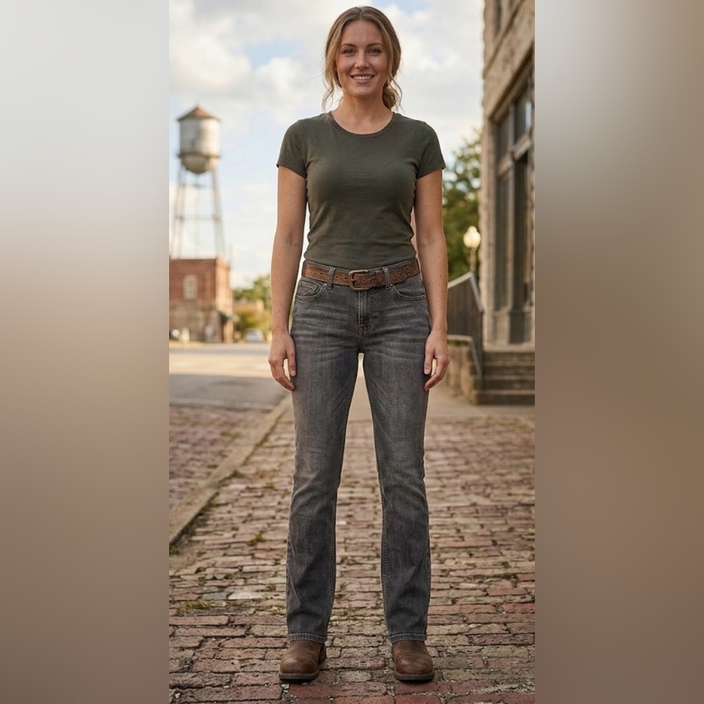 2007 Harley-Davidson Women's Dark Gray Boot Cut Jeans size 6